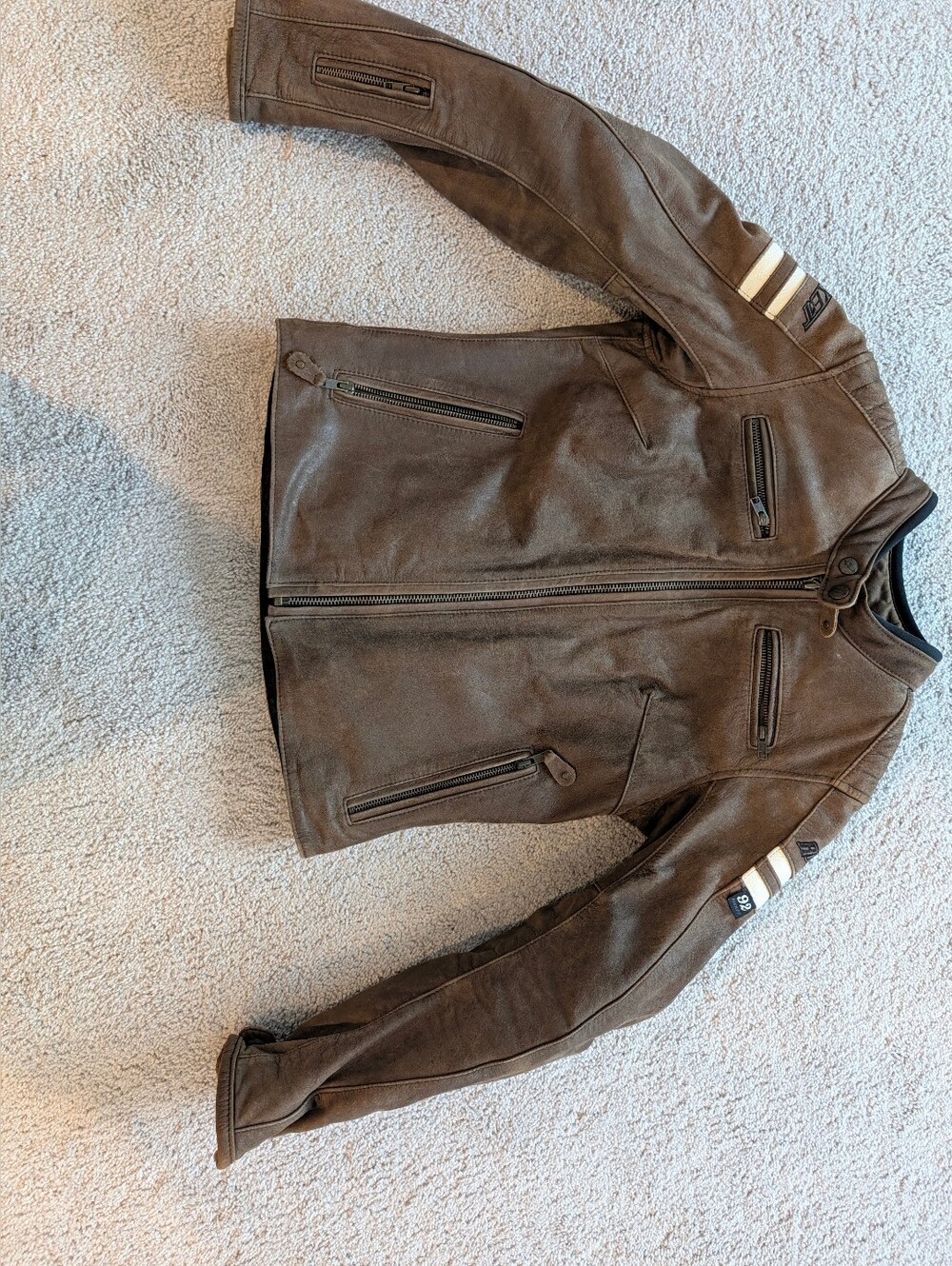 Joe Rocket Classic 92 Womens Brown Leather Moto Jacket - Classic Riding Style
